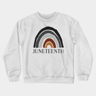Juneteenth Rainbow Crewneck Sweatshirt